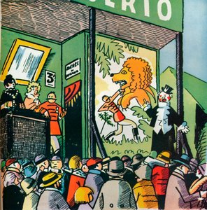 Illusztráció: Andre Helle a Fables de la Fountaine-ból, 1922, 1929