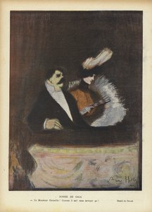 A Le Rire illusztrációja (színes litográfia) alkotó: Andre Helle