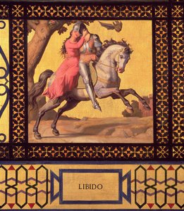 Jó és rossz: Libido, 1832-es részlet a 89709-ből, olaj, vászon
