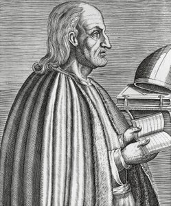 Canterbury Anselm, más néven Aostai Anselm (1033-1109), szent, teológus és egyházdoktor, canterbury érsek portréja, Andre Thevet (1502-1590) metsze 1584-ből