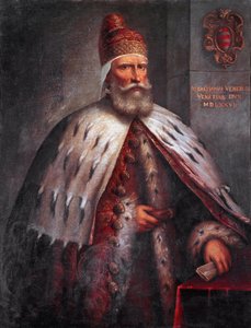 Sebastiano Venier dózse (1496-1578) portréja, condottiere Francesco Duodóval együtt vezette a velencei flottát az 1571-es lepantói csata során. Andrea de 