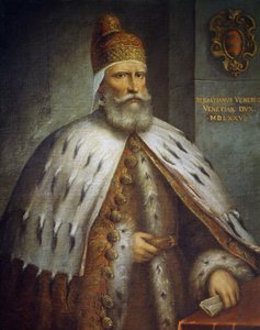 Sebastiano Venier dózse (kb. 1496-1578) portréja alkotó: Andrea (c.1542 c.1617) Michieli