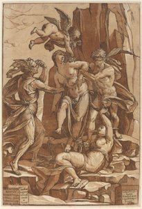 Az erény allegóriája, 1585. alkotó: Andrea Andreani