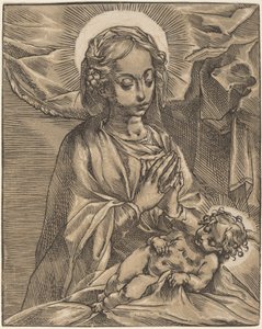 Madonna és gyermeke, 159193. alkotó: Andrea Andreani