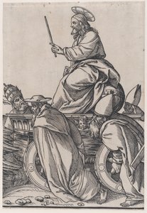 E rész: Krisztus diadalmas kocsin lovagol, Krisztus diadala, 1836-ból.