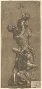 Egy szabin megerőszakolása, 1584. alkotó: Andrea Andreani