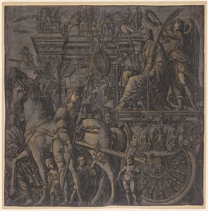 Julius Caesar diadala: Caesar Triumphant alkotó: Andrea Andreani