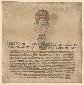 Julius Caesar diadala: Frontispiece alkotó: Andrea Andreani