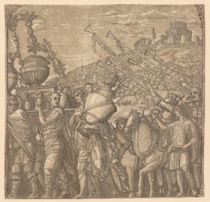 Julius Caesar diadala: Vázákat cipelő katonák, 1593-99.