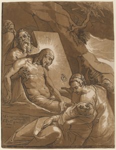 A síremlék alkotó: Andrea Andreani after Raffaello Motta