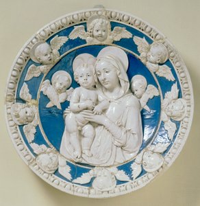 Körben Madonnával és gyermekével