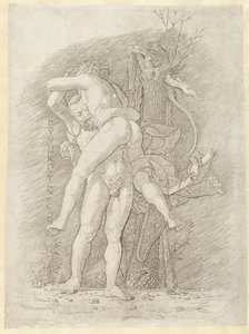 Hercules en Antaeus A legyőzhetetlen Herkules isten (cím a tárgyon)