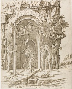 Leszállás Limbóba alkotó: Andrea Mantegna