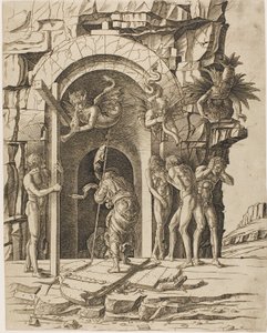 Leszállás Limbóba alkotó: Andrea Mantegna