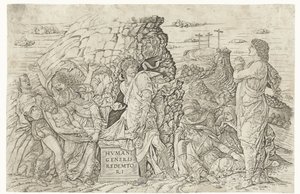 Krisztus temetése alkotó: Andrea Mantegna