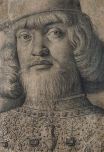 Porträt von Francesco II Gonzaga, 4. Markgraf von Mantua (1466-1519) alkotó: Andrea Mantegna