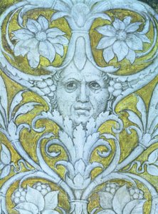 Önarckép a Camera degli Sposi vagy a Camera Picta dekoratív frízébe beépítve, 1465-74 freskórészlet a 78449-ből alkotó: Andrea Mantegna