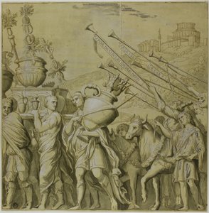 Julius Caesar diadalai: Vászon IV alkotó: Andrea Mantegna