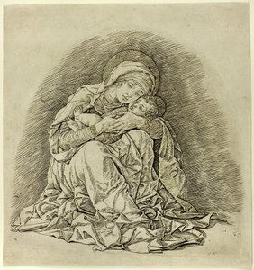 Szűz és gyermeke alkotó: Andrea Mantegna