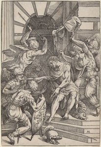 A tövissel megkoronázott Krisztus alkotó: Andrea Meldolla, called Schiavone, after Titian