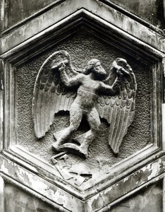 Daedalus, dekoratív dombormű a Campanile-ból, Firenze, 1348-50 körül (márvány) (f/w fotó) (lásd még: 103681) alkotó: Andrea Pisano