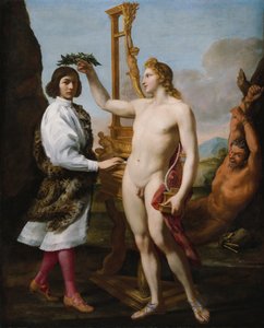 Marcantonio Pasqualini 1614-1691, Apollo koronázta meg, 1641.