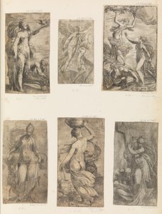 Apollo és Daphne, kb. 1538-40 . alkotó: Andrea Schiavone