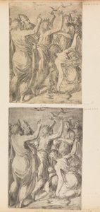 Mózes megmutatja a fürjeket az izraelitáknak, kb. 1545. alkotó: Andrea Schiavone