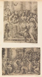 A mágusok imádása, kb. 1542-46 . alkotó: Andrea Schiavone