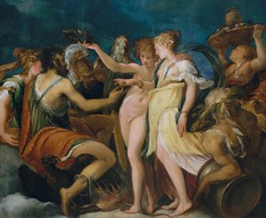 Ámor és Psyche házassága, 1540-es évek.