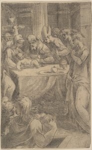 Krisztus körülmetélése, kb. 1542-46. alkotó: Andrea Schiavone