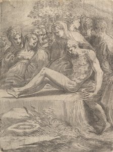 A halott Krisztus feletti siralom, kb. 1545-50.