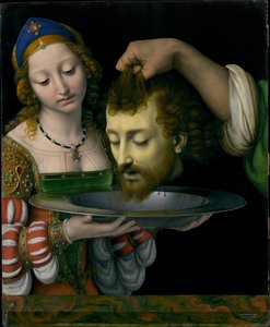 Salome Keresztelő Szent János fejével alkotó: Andrea Solari