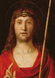 Ecce Homo (olaj a panelen) alkotó: Andrea Solario