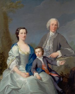 Sir Robert és Lady Smyth fiukkal, Hervey-vel