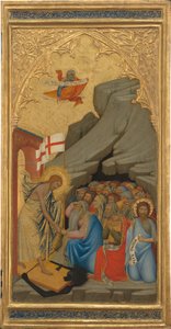 Jelenetek Krisztus szenvedéséből: Az alászállás Limbóba [jobb oldali panel], 1380-as évek.