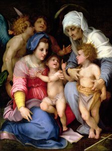 Szent Család angyalokkal, 1515-16 alkotó: Andrea del Sarto