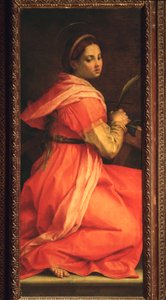 Alexandriai Szent Katalin, Szent Ágnes oltárképe (festmény, 1525-1528) alkotó: Andrea del Sarto