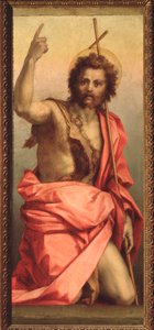 Keresztelő Szent János, Szent Ágnes oltárképe (festmény, 1525-1528) alkotó: Andrea del Sarto
