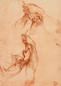 A kezek tanulmányozása alkotó: Andrea del Sarto