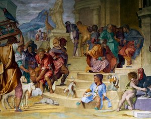 Andrea del Sarto és Alessandro Allori: Caesar diadala (1520) Medicean Villa Poggio a Caiano alkotó: Andrea del Sarto