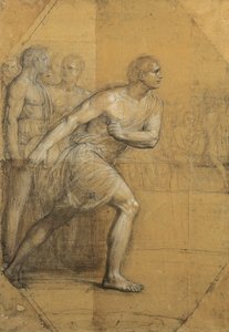 A korongvető, Andrea Appiani, rajz alkotó: Andrea the Elder Appiani