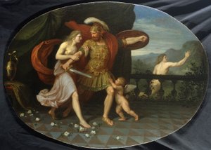 A Mars haragját a Vénusz ellenőrizte alkotó: Andrea the Elder Appiani
