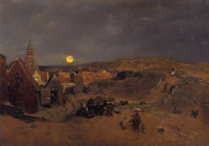 Scheveningen alkotó: Andreas Achenbach
