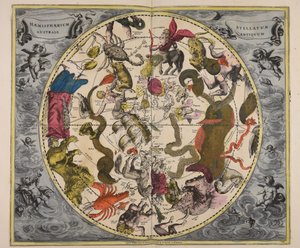 Haemisphaerium stellatum australe australe antiquum alkotó: Andreas Cellarius