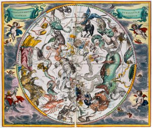 Az égi déli félteke térképe, 1660-1661