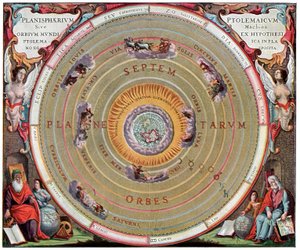 Naprendszer Claudius Ptolemaiosz szerint alkotó: Andreas Cellarius