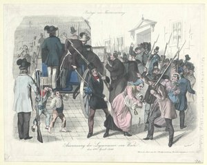 A bécsi redemptoristák deportálása alkotó: Andreas Geiger