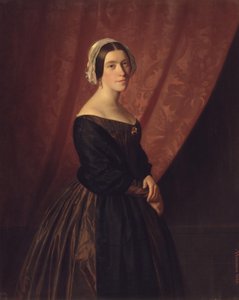 Thora Hunæus, született Garbrecht, a művész felesége alkotó: Andreas Herman Hunæus