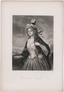 Charlotte von Lengefeld, 1850-es évek alkotó: Andreas Johann Fleischmann